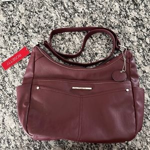Brand new Rosetti Dylan Convertible handbag in Merlot.